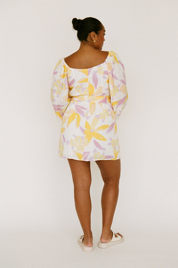 Kona Wrap Dress - Paradise Floral