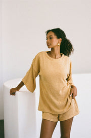 Wanderer Tee - Mustard Knit