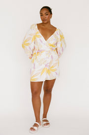 Kona Wrap Dress - Paradise Floral