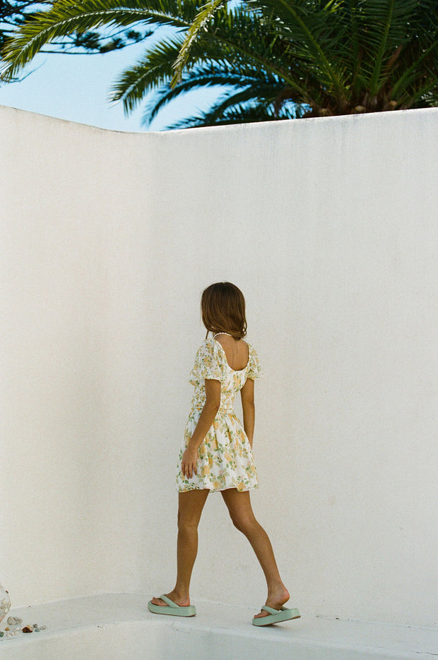 Jorja Dress - Lemon Floral