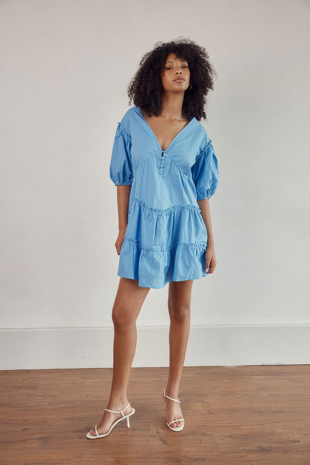 Tarelle Dress - Sky Blue