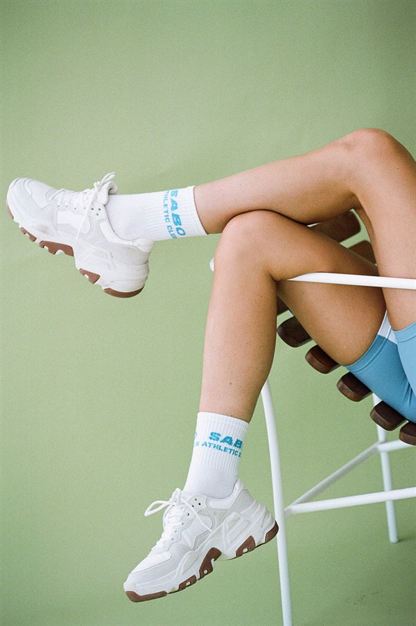 Sabo Athletic Crew Socks - Blue