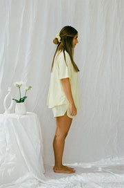 Siesta PJ Shorts - Lemon