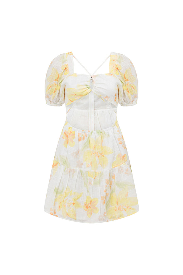 Aquaria Dress - Lemon Bouquet