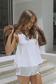 Lyla Knit Tank - Cream