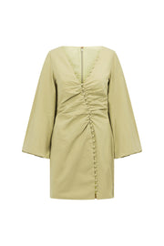 Minna Button Dress - Moss