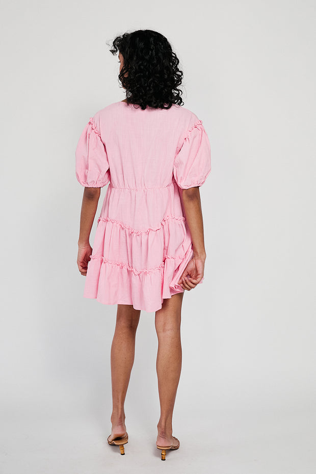 Tarelle Dress - Taffy Pink